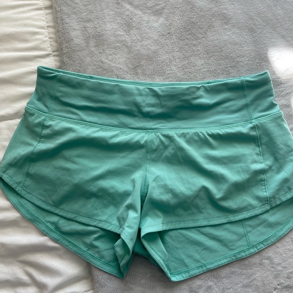 Blue Lululemon speed up shorts - Picture 1 of 3